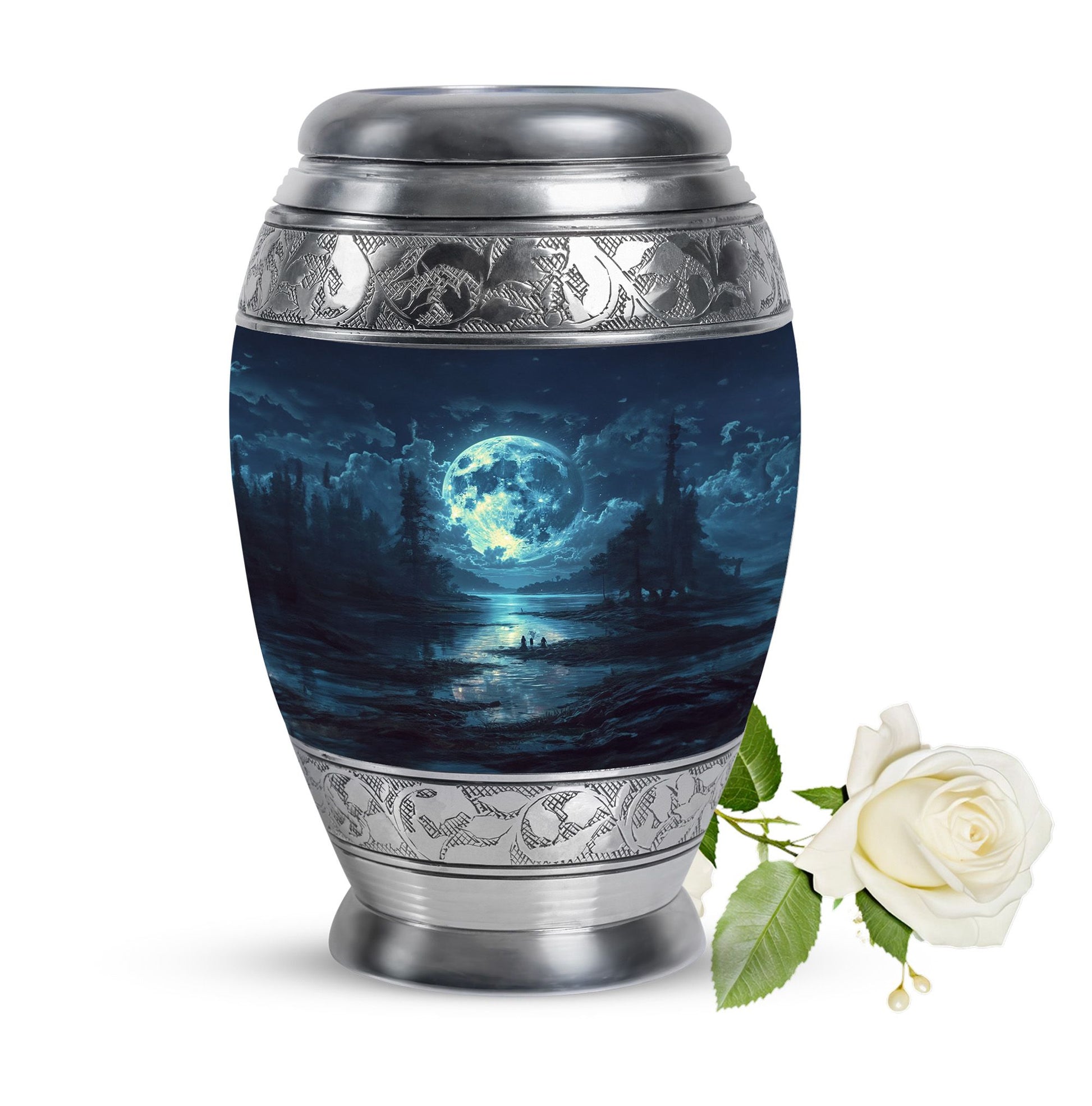 Lunar Small Urn Funeral, Ashes Cremation Urn
