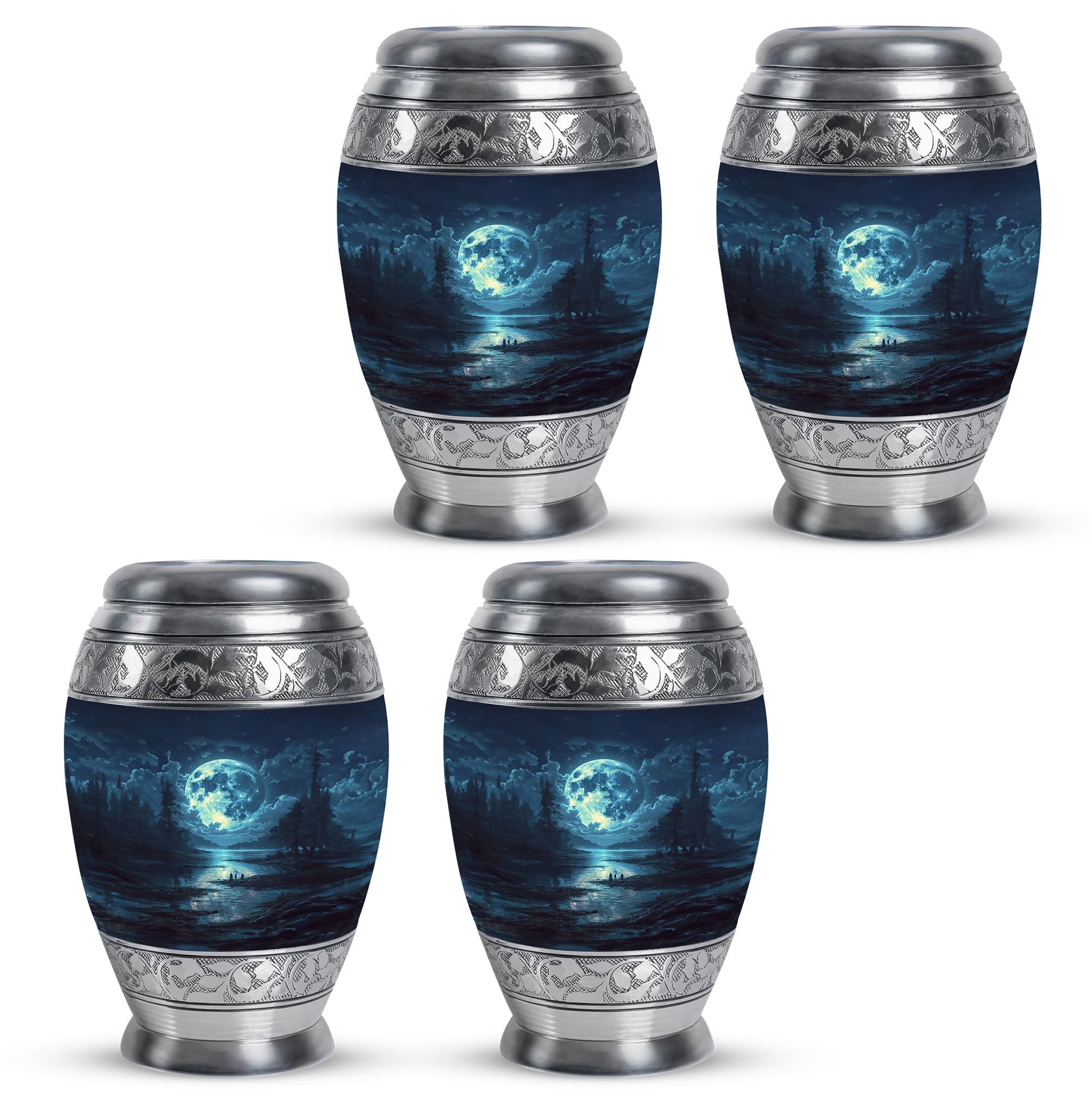 Lunar Small Urn Funeral, Ashes Cremation Urn