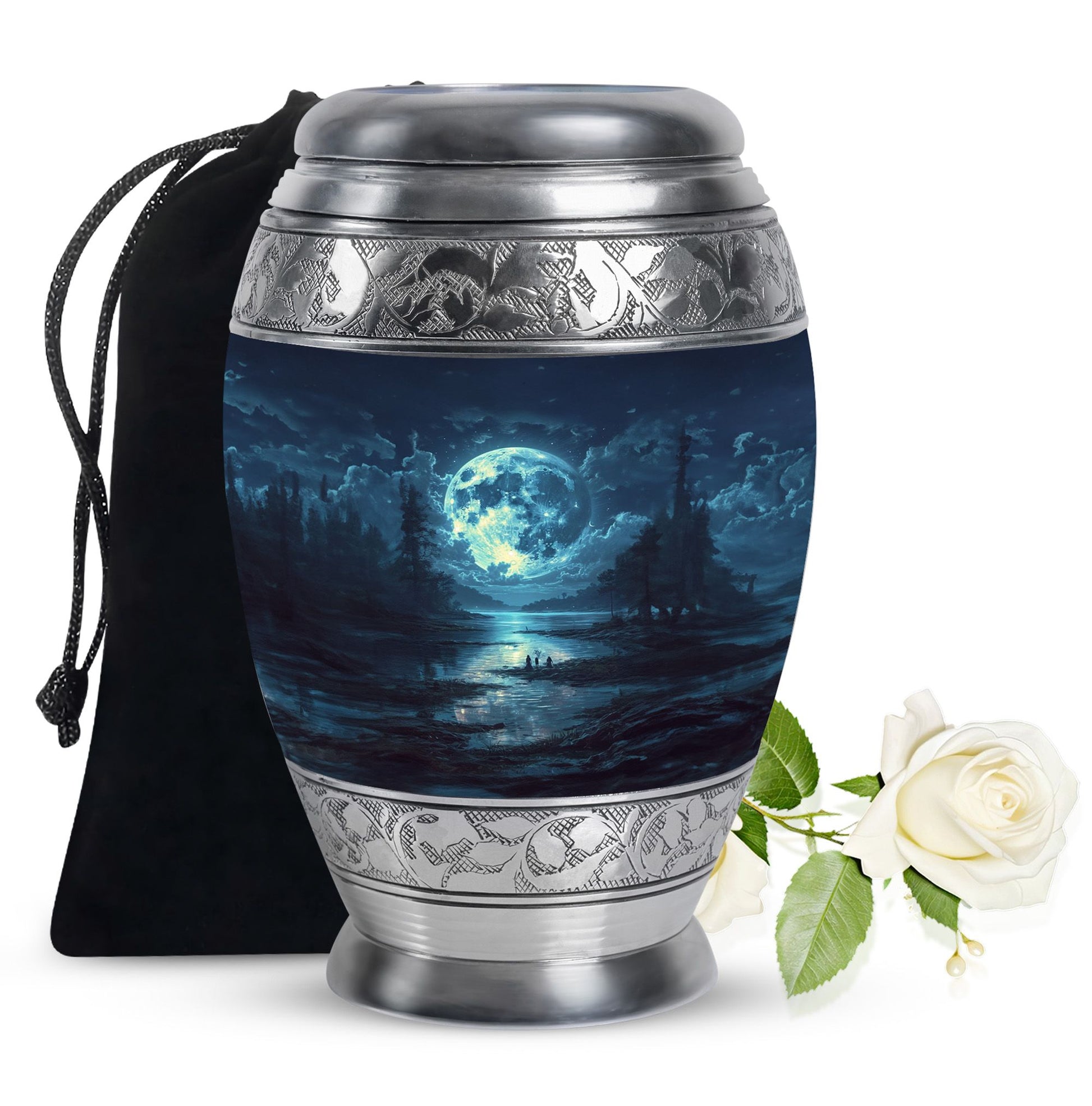 Lunar Small Urn Funeral, Ashes Cremation Urn