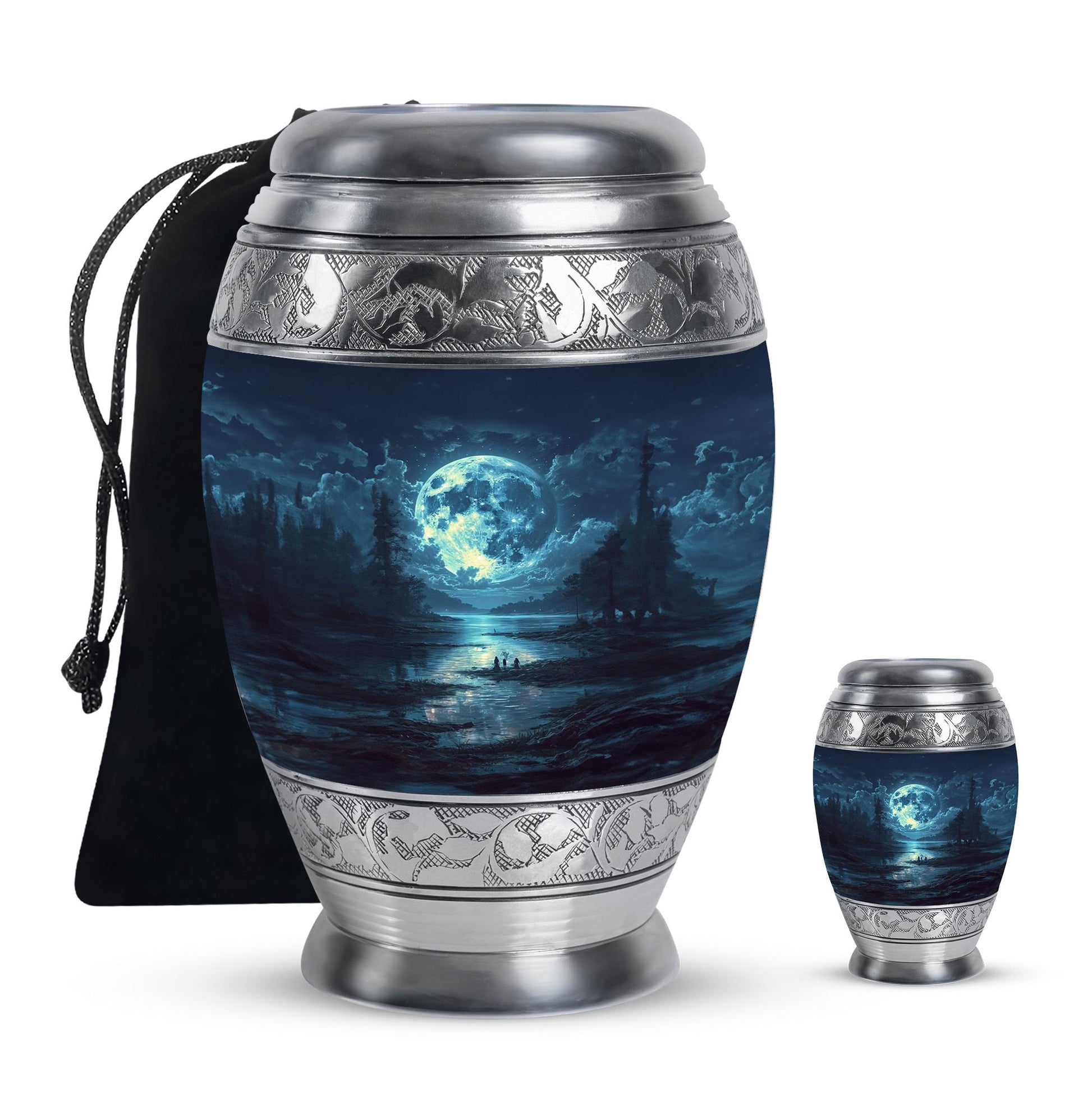 Lunar Small Urn Funeral, Ashes Cremation Urn
