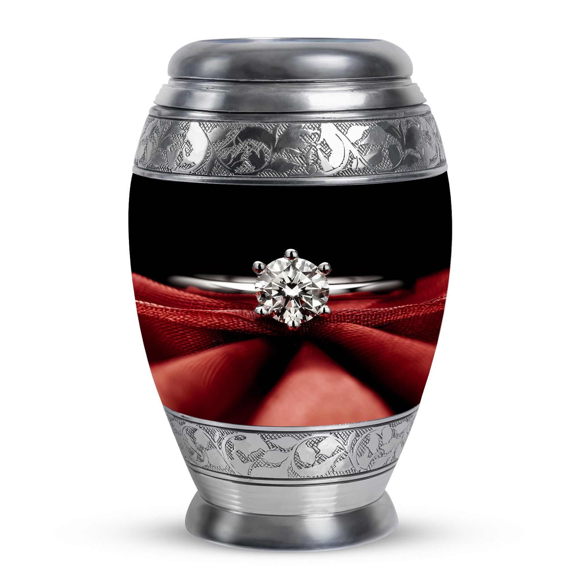 Ring Urn For Human Ashes Funeral, Ashes Memorial Urn