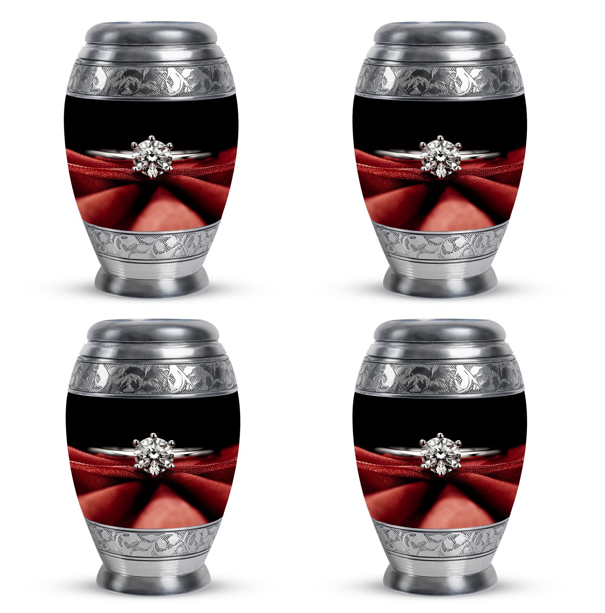 Ring Urn For Human Ashes Funeral, Ashes Memorial Urn