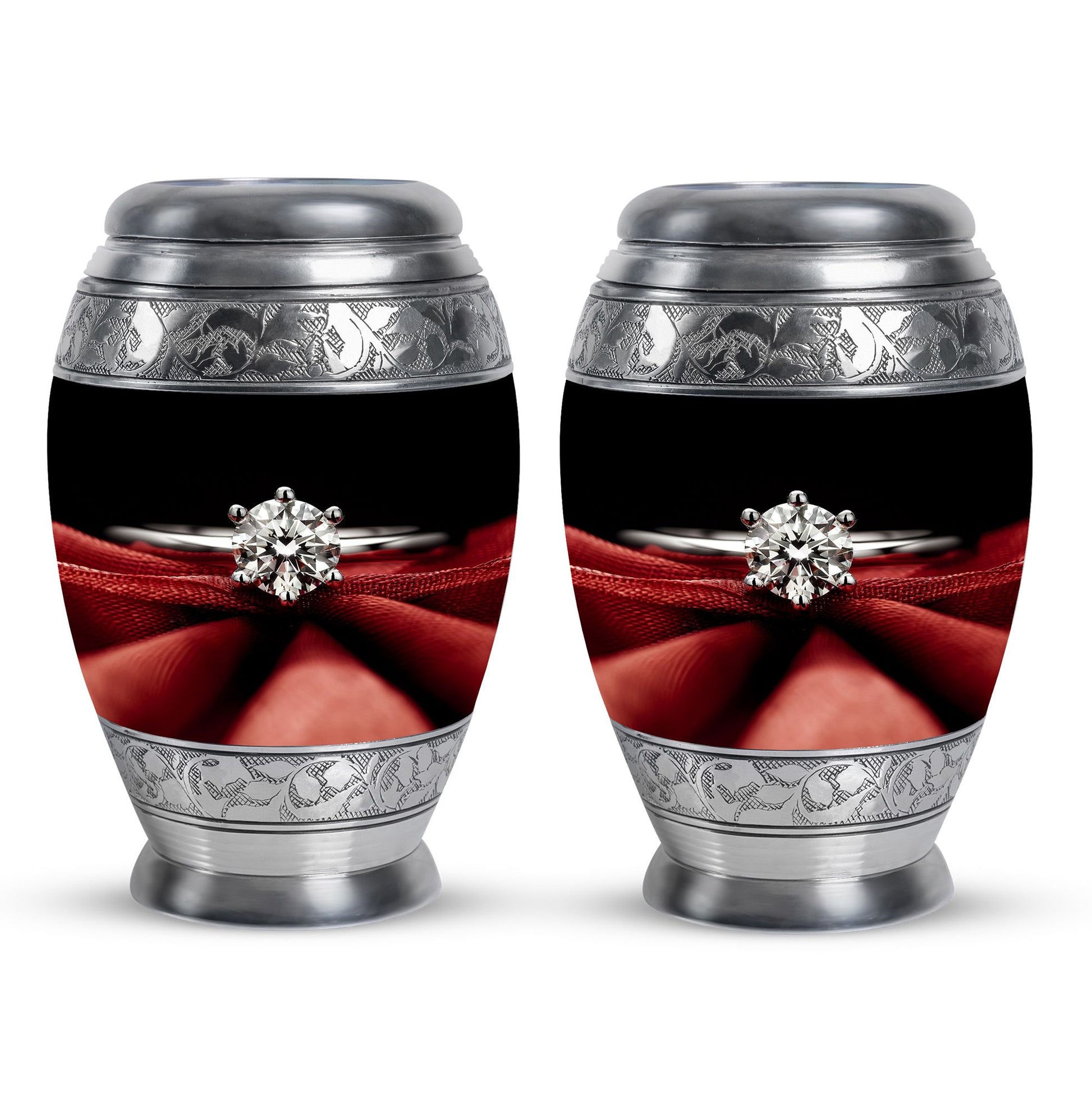 Ring Urn For Human Ashes Funeral, Ashes Memorial Urn