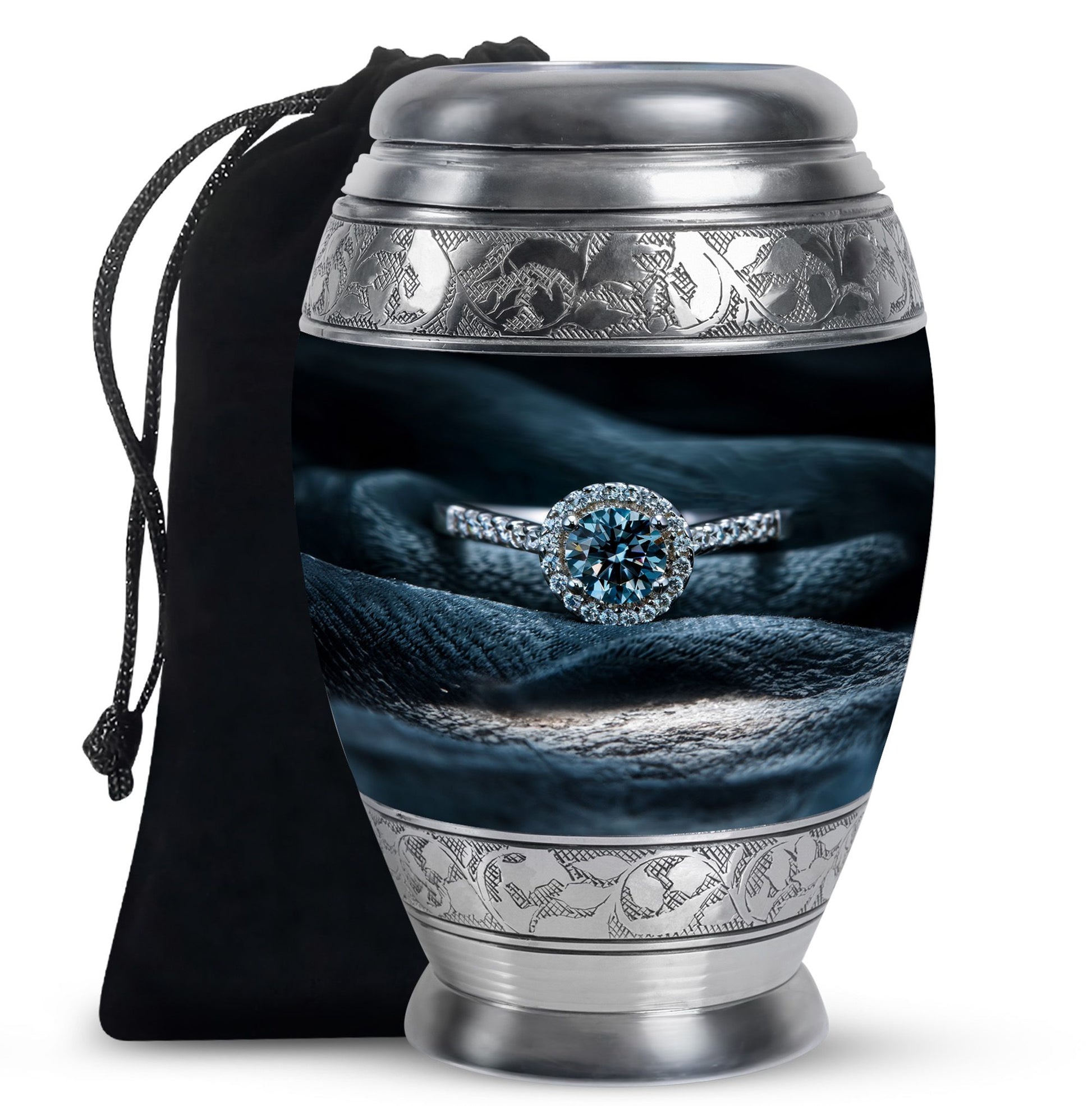 Ring Small Urn For Ashes Funeral, Ashes Cremation Urn For Ashes