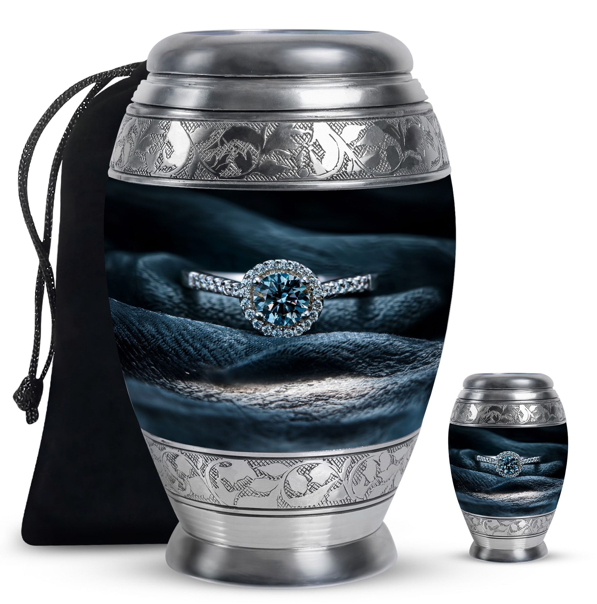 Ring Small Urn For Ashes Funeral, Ashes Cremation Urn For Ashes