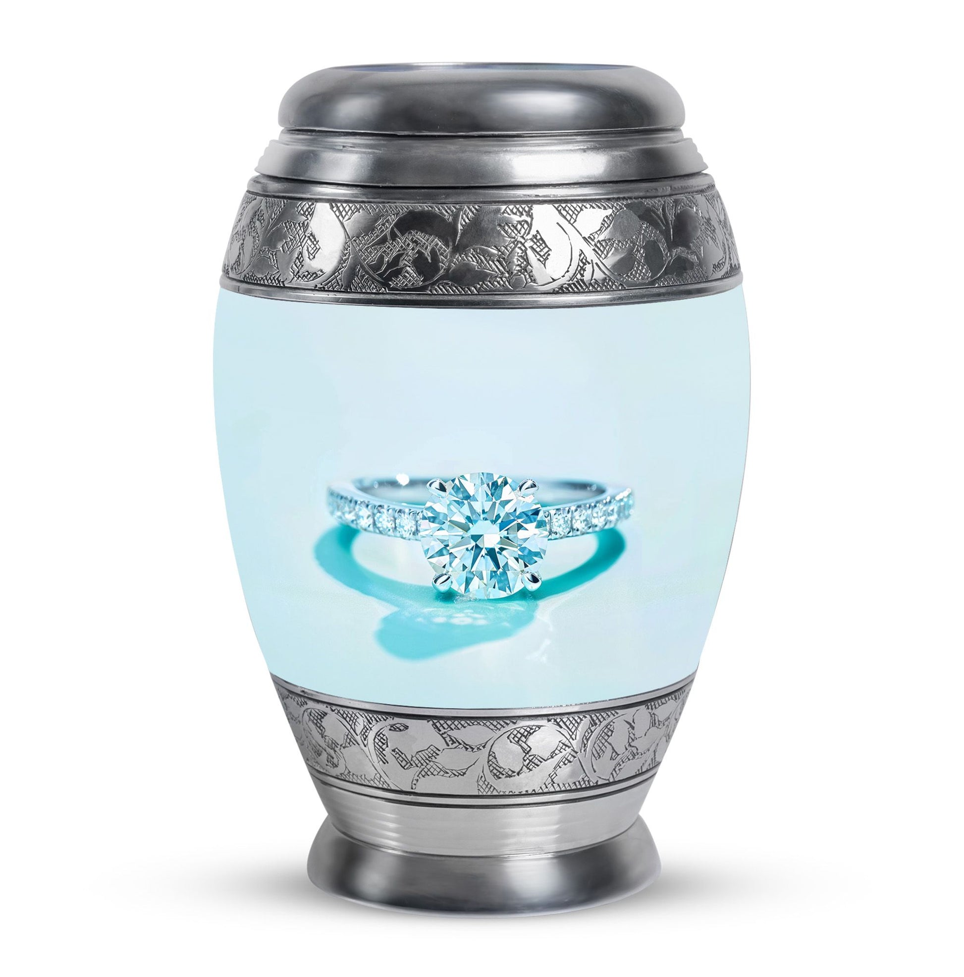 Ring Small Urn For Ashes Adult Male Large Funeral, Ashes Urn