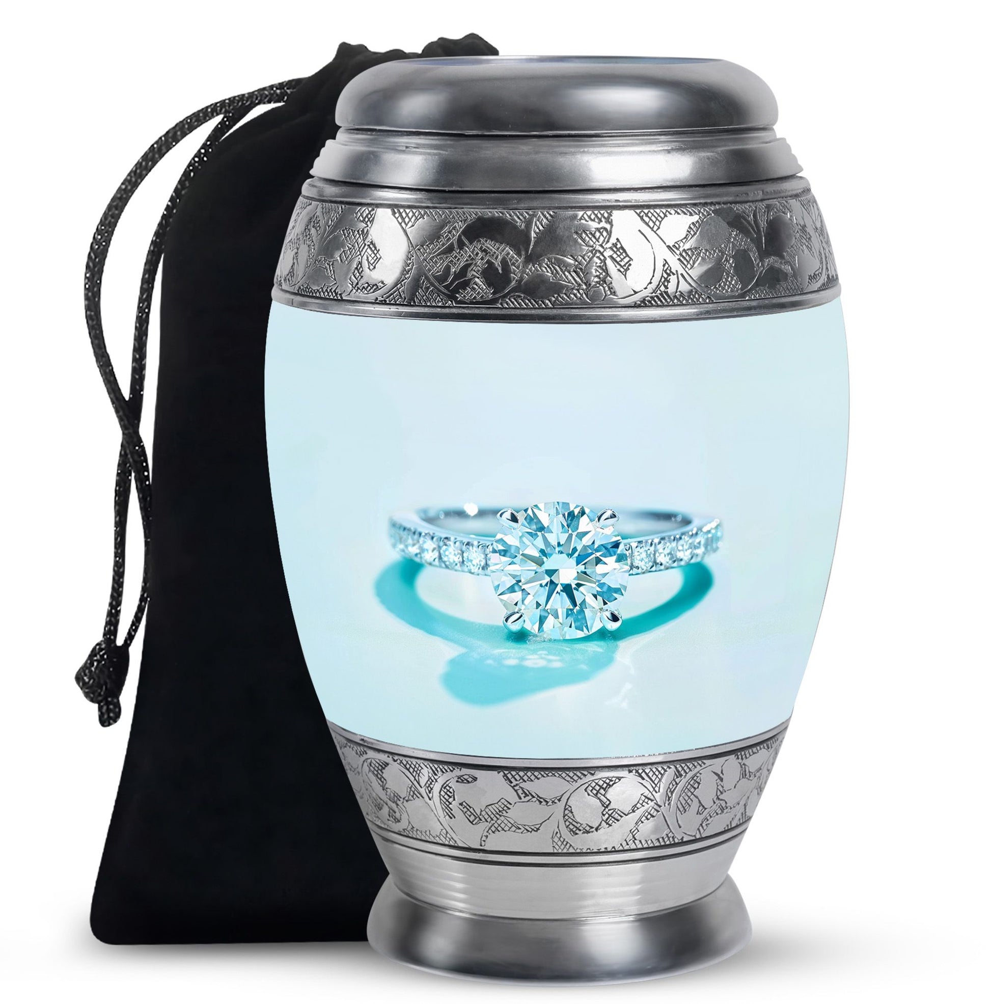 Ring Small Urn For Ashes Adult Male Large Funeral, Ashes Urn