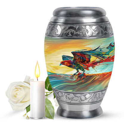 Personalized Bird Keepsake Urn for Human Ashes - 10-inch, 200 cu in - Yatskia