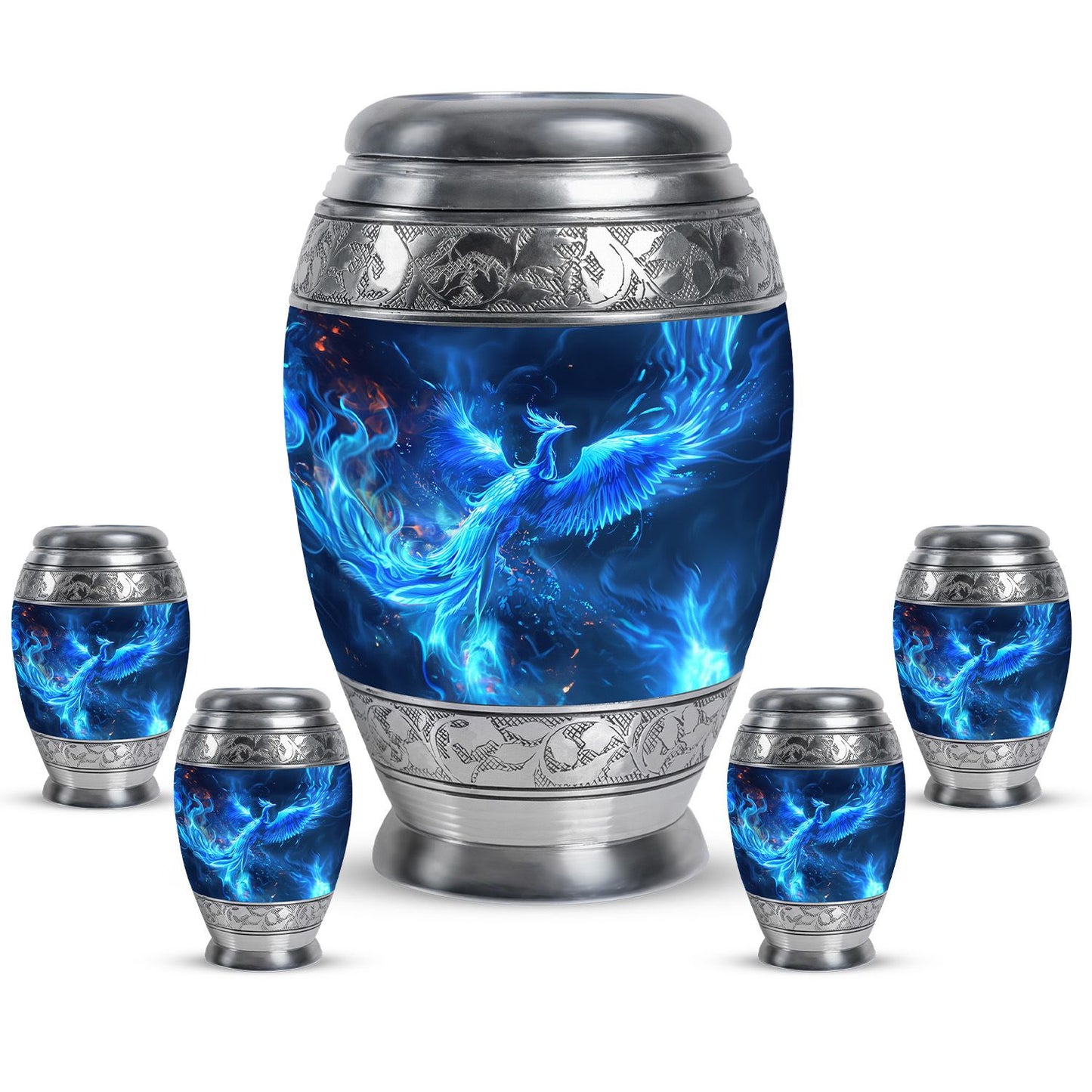 Personalized Bird Keepsake Urn for Human Ashes - 10-inch, 200 cu in - Yatskia