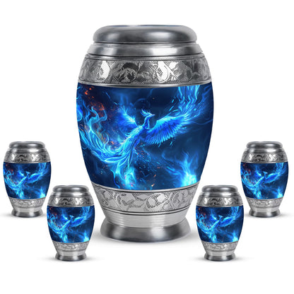 Personalized Bird Keepsake Urn for Human Ashes - 10-inch, 200 cu in - Yatskia