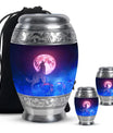 Wolf Keepsake For Human Ashes Funeral, Ashes Urn For Ashes