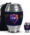 Wolf Keepsake Urn Funeral, Ashes Cremation Urn