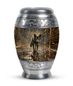 Wolf Urn For Ashes Adult Male Small Funeral, Ashes Memorial Urn