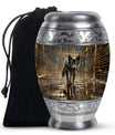 Wolf Urn For Ashes Adult Male Small Funeral, Ashes Memorial Urn