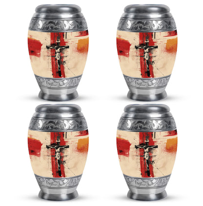 Personalized Religious Keepsake Urn for Human Ashes - 10-inch, 200 cu in - Yatskia