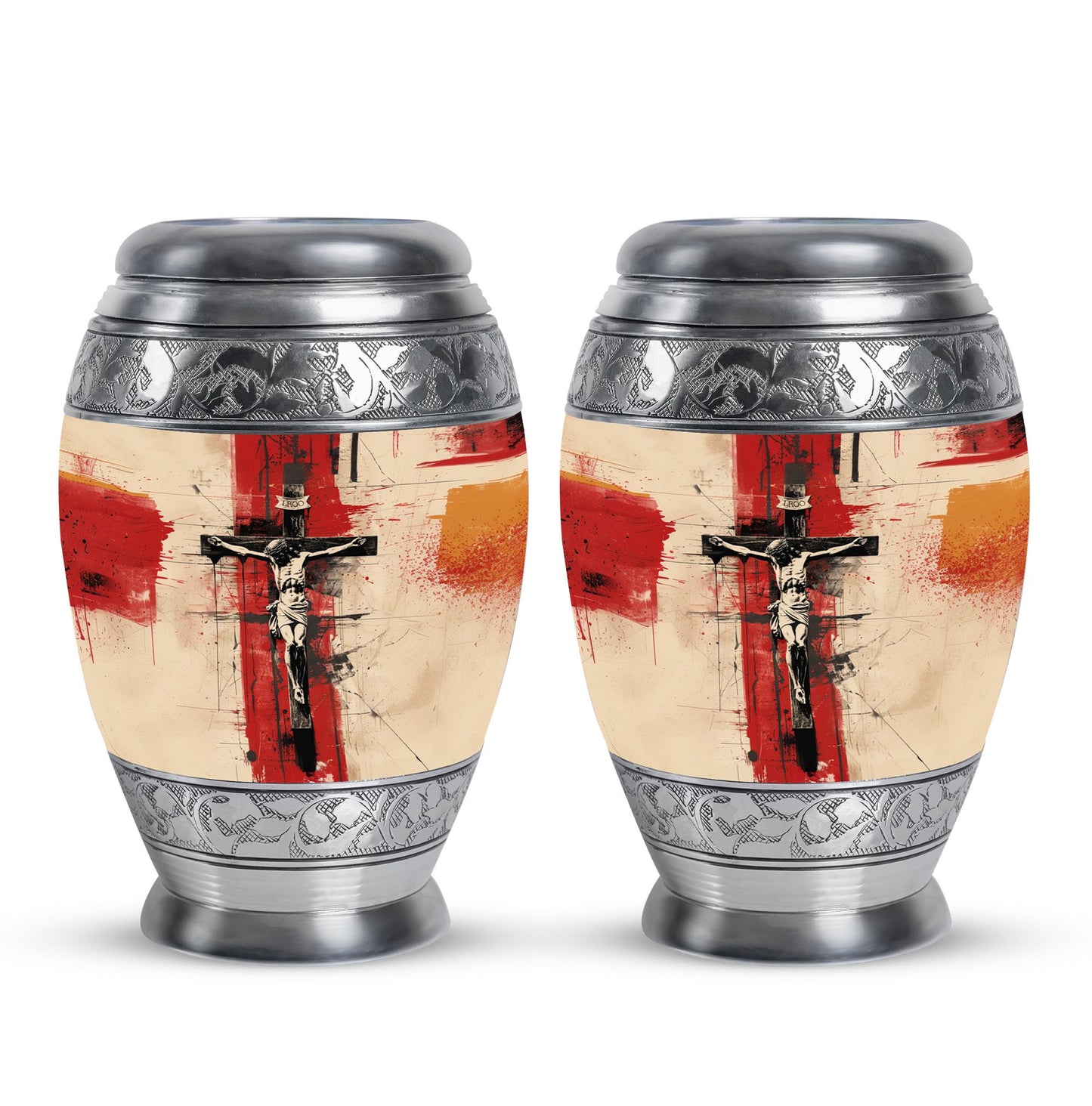 Personalized Religious Keepsake Urn for Human Ashes - 10-inch, 200 cu in - Yatskia