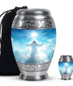Jesus Small Ashes Keepsake Funeral, Ashes Cremation Urn