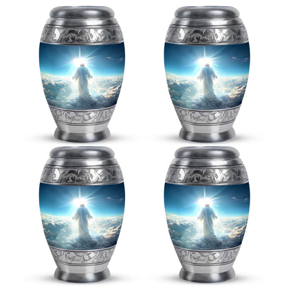 Personalized Religious Cremation Urn for Human Ashes - 10-inch, 200 cu in - Yatskia