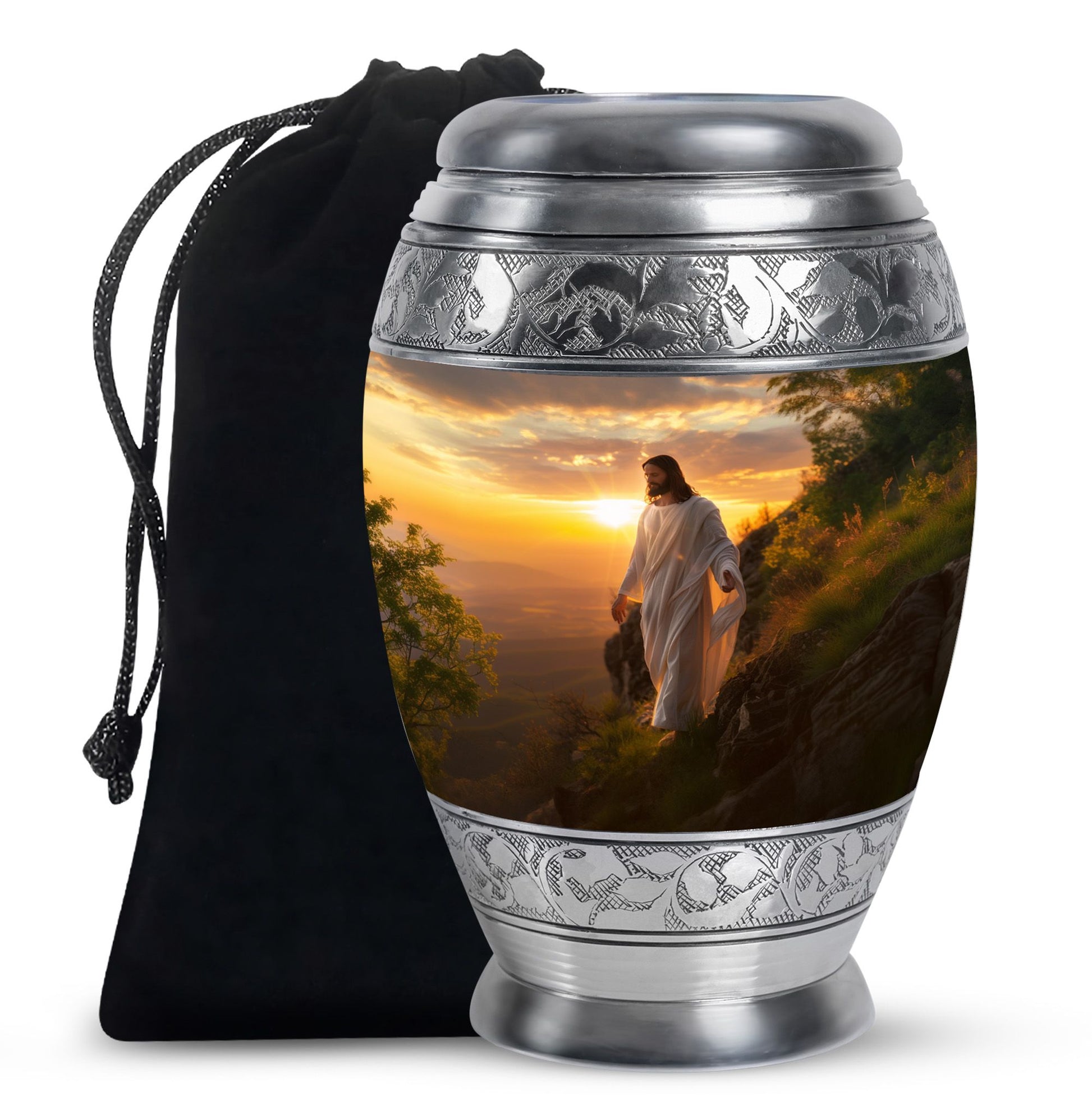 Jesus Small Urns For Women Human Ashes Funeral, Ashes Urn