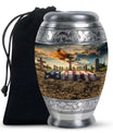 Army Veteran Cremation Urn – Patriotic American Memorial Tribute Urn