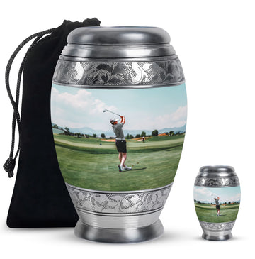 Large Urn With 1 Keepsake Urn