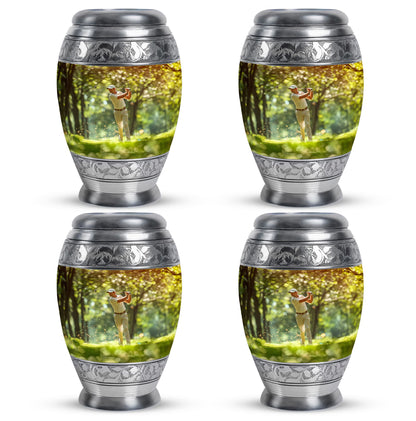 Personalized Golf Cremation Urn for Adult - 10-inch, 200 cu in - Yatskia
