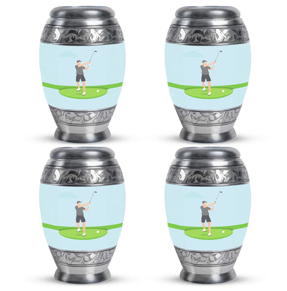 Personalized Golf Cremation Urn for Human Ashes - 10-inch, 200 cu in - Yatskia