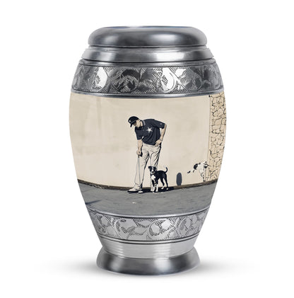Personalized Golf Cremation Urn for Human Ashes - 10-inch, 200 cu in - Yatskia