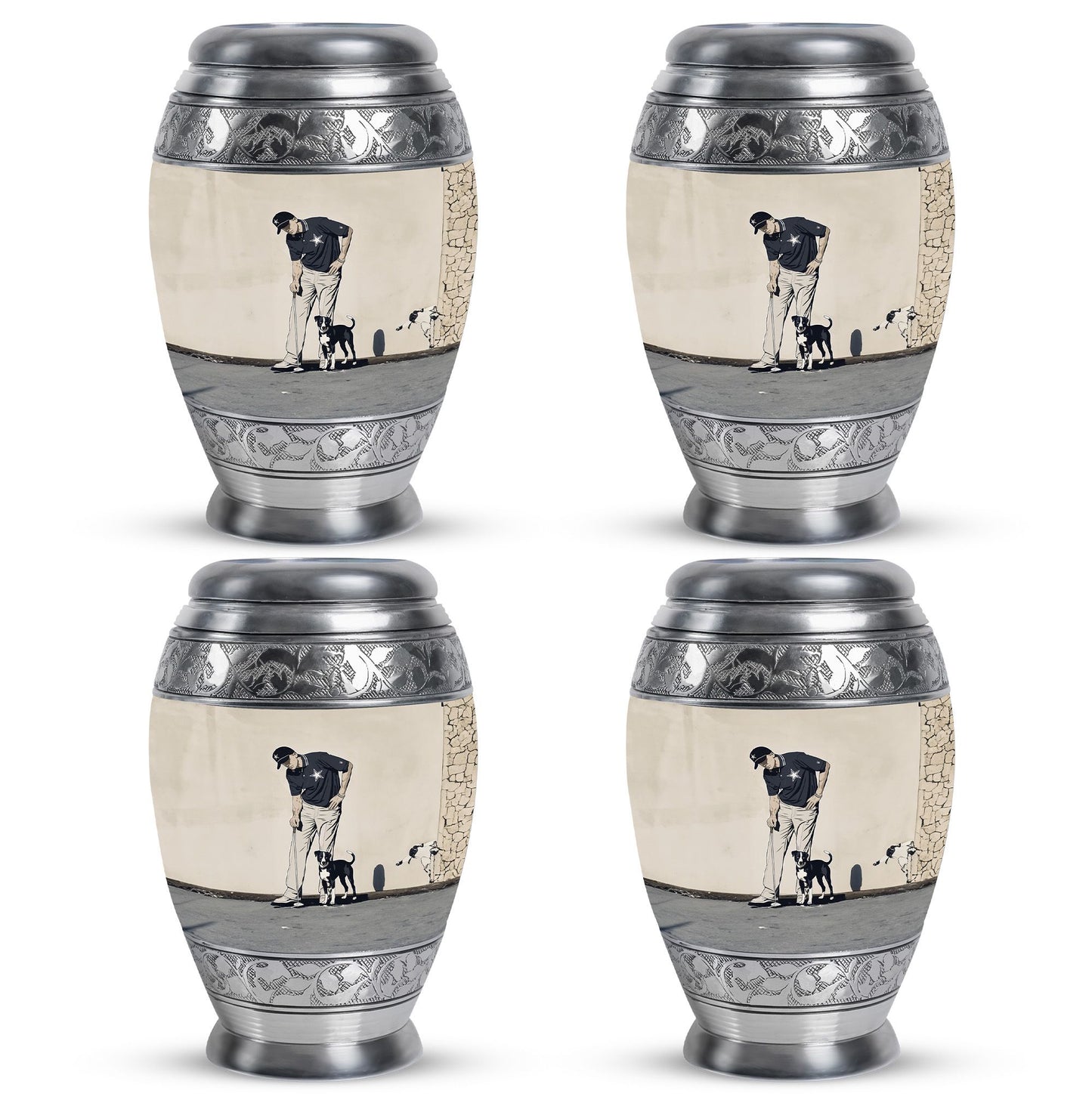 Personalized Golf Cremation Urn for Human Ashes - 10-inch, 200 cu in - Yatskia