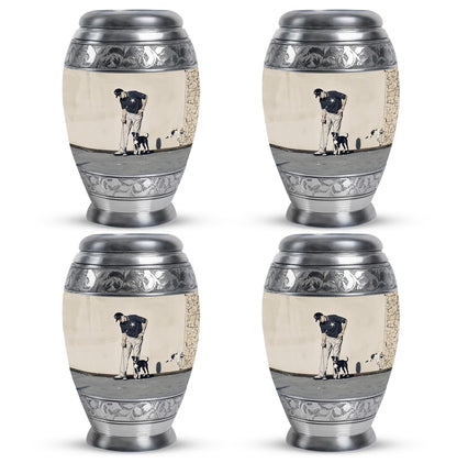 Personalized Golf Cremation Urn for Human Ashes - 10-inch, 200 cu in - Yatskia