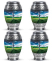 Golf Small Urn For Ashes For Women Funeral, Ashes Memorial Urn