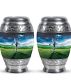 Golf Small Urn For Ashes For Women Funeral, Ashes Memorial Urn