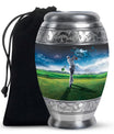 Golf Small Urn For Ashes For Women Funeral, Ashes Memorial Urn