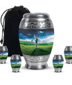 Golf Small Urn For Ashes For Women Funeral, Ashes Memorial Urn