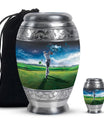 Golf Small Urn For Ashes For Women Funeral, Ashes Memorial Urn