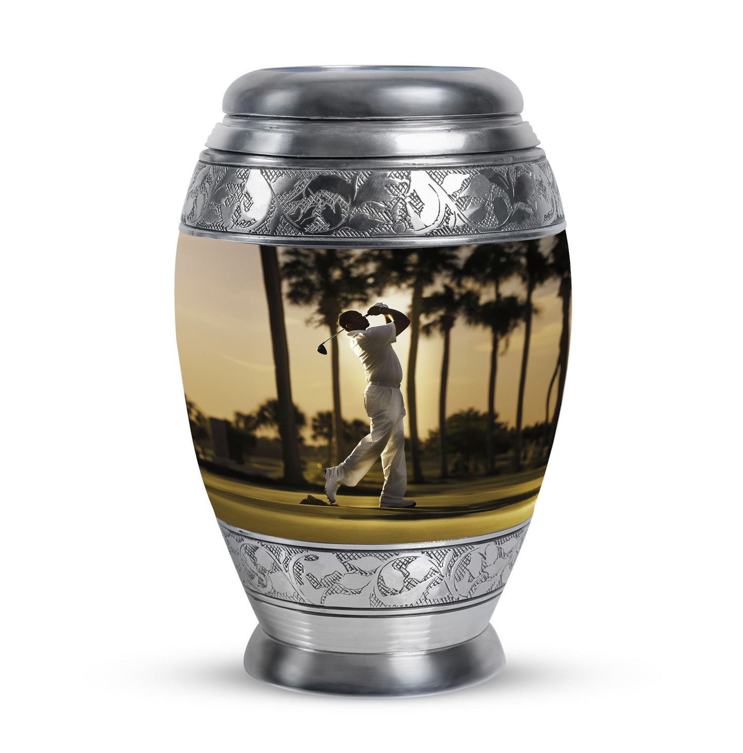 Personalized Golf Cremation Urn for Mom - 10-inch, 200 cu in - Yatskia