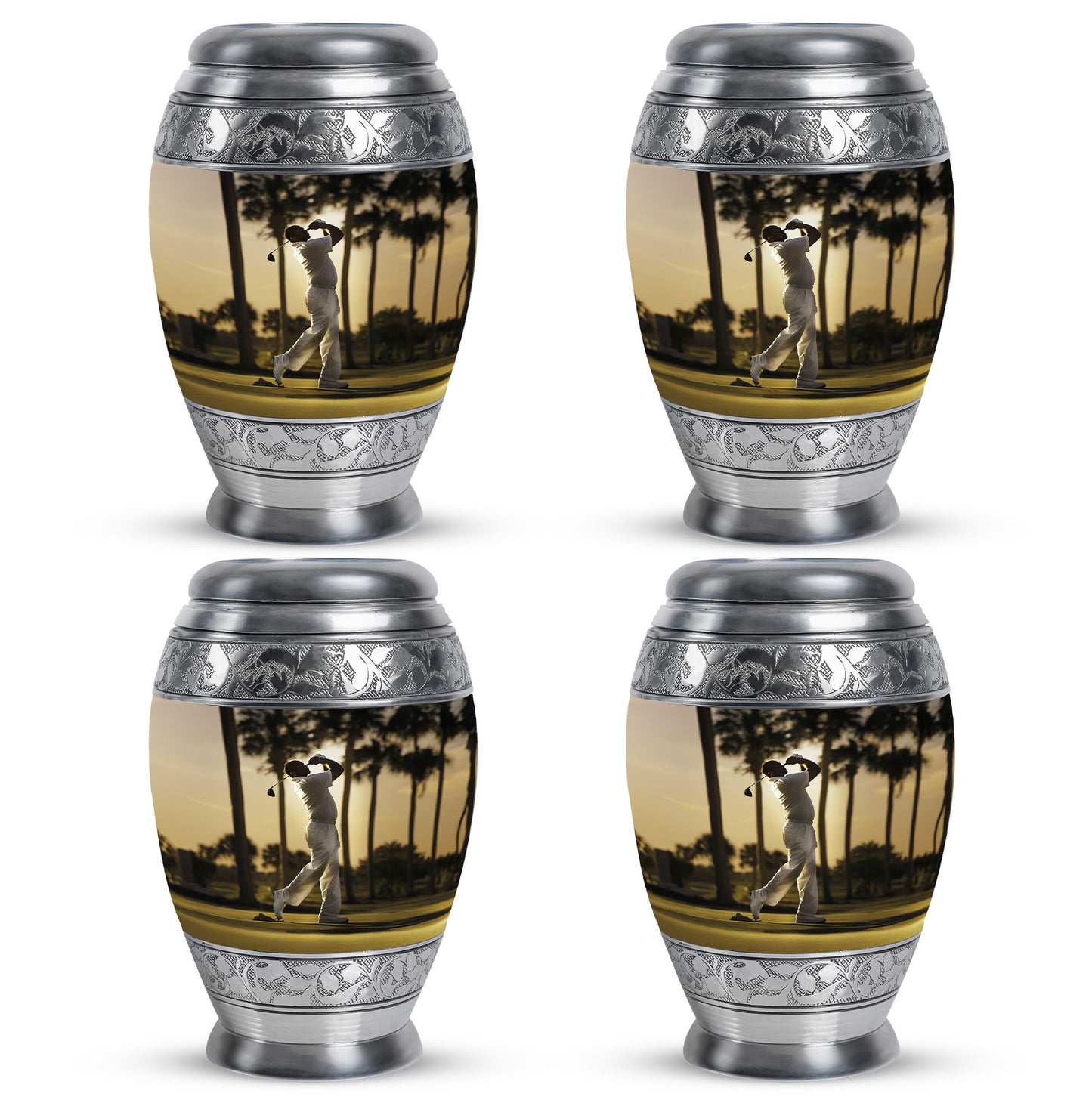 Personalized Golf Cremation Urn for Mom - 10-inch, 200 cu in - Yatskia