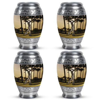 Personalized Golf Cremation Urn for Mom - 10-inch, 200 cu in - Yatskia