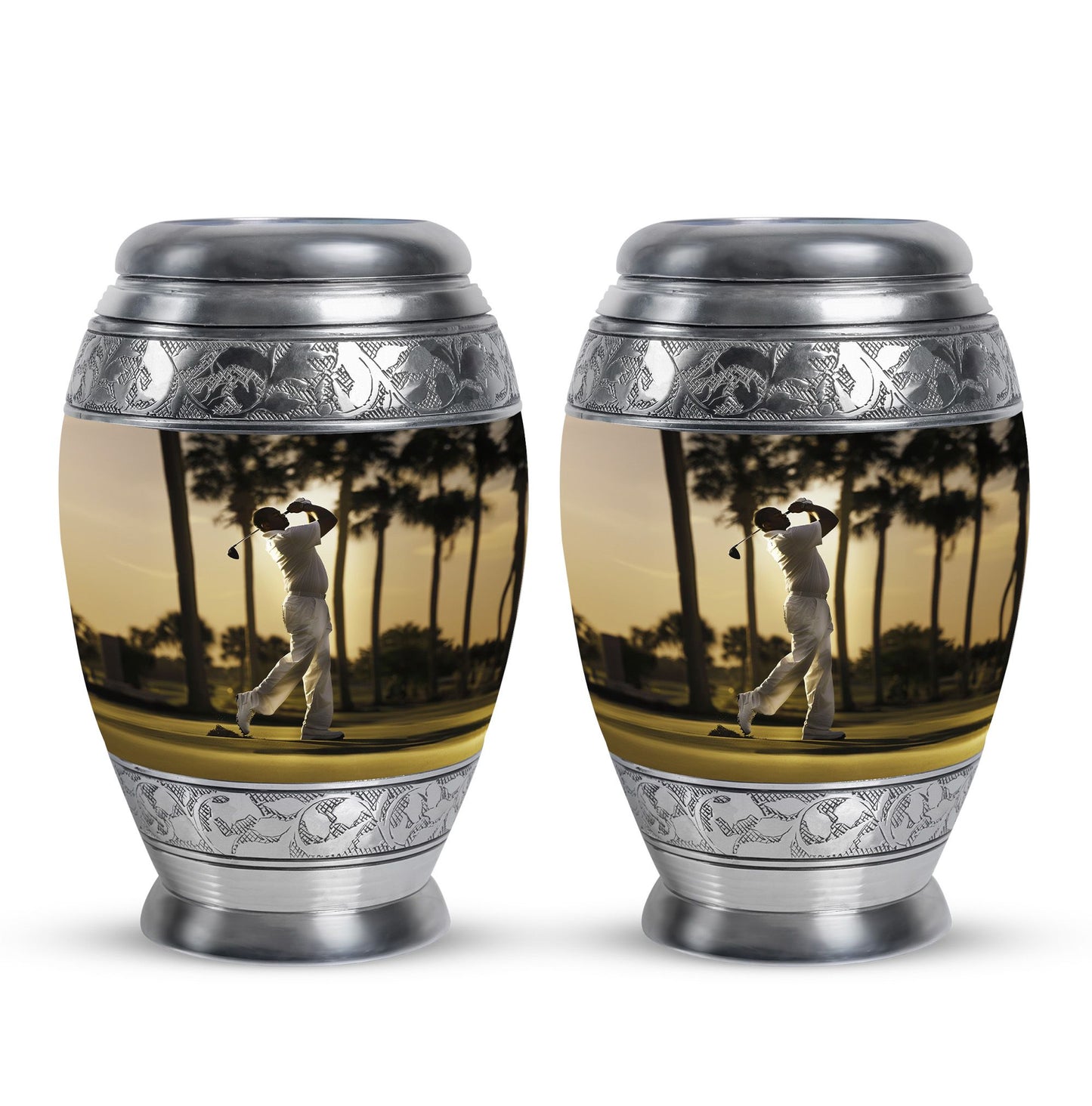 Personalized Golf Cremation Urn for Mom - 10-inch, 200 cu in - Yatskia