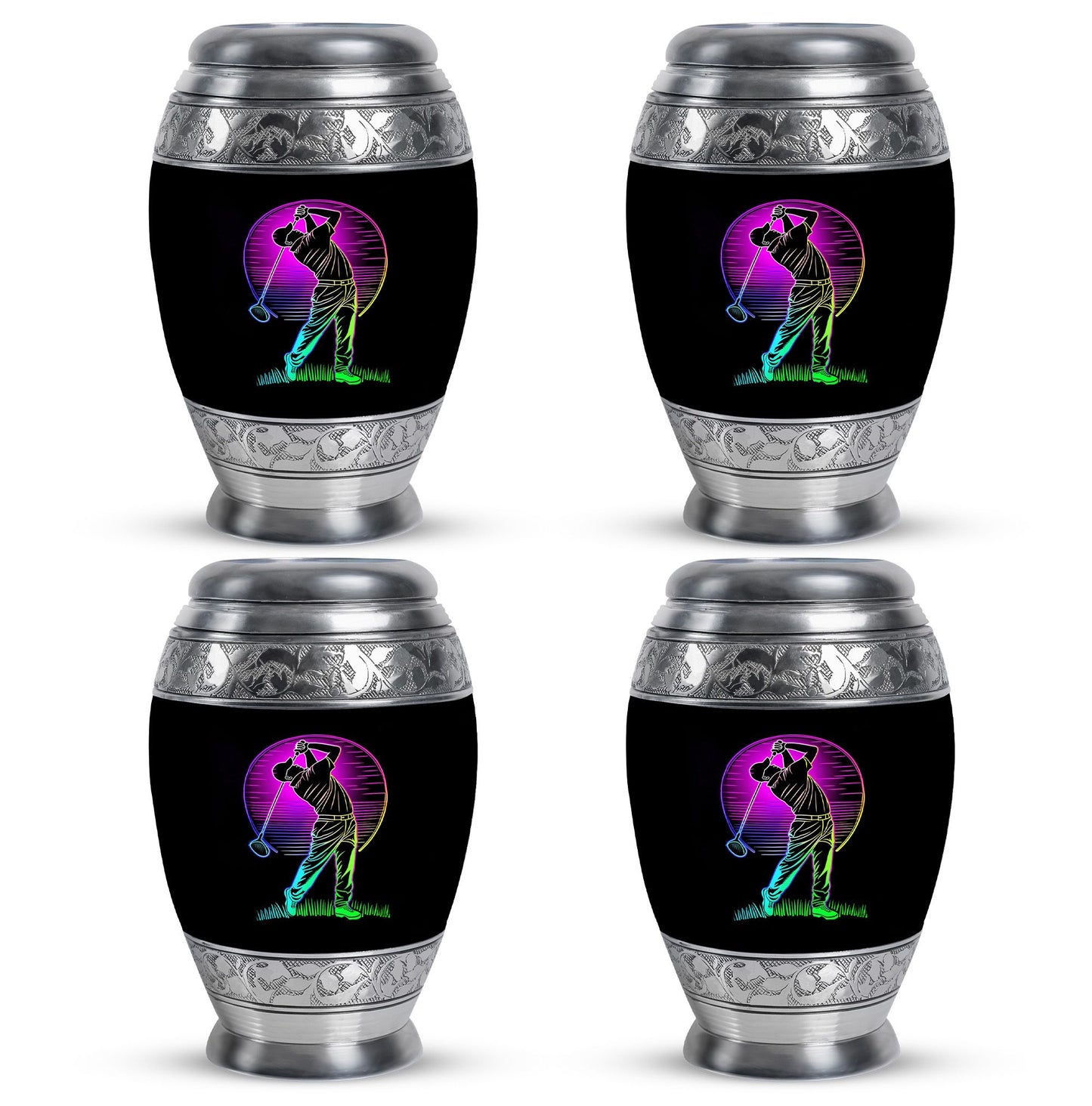 Personalized Golf Cremation Urn for Adult - 10-inch, 200 cu in - Yatskia