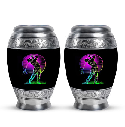 Personalized Golf Cremation Urn for Adult - 10-inch, 200 cu in - Yatskia
