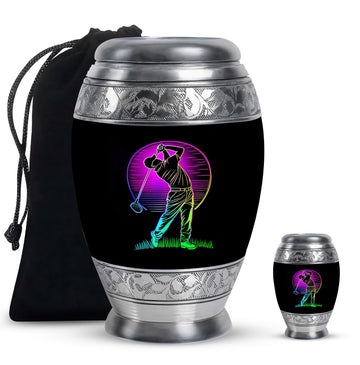 Large Urn With 1 Keepsake Urn