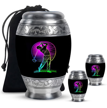 Large Urn With 2 Keepsake Urn