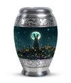 White Bunny Moon Small Urns For Ashes Large Funeral, Ashes Urn