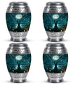 White Bunny Moon Funeral Urn For Adults Funeral, Ashes Urn For Ashes