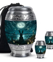 White Bunny Moon Funeral Urn For Adults Funeral, Ashes Urn For Ashes