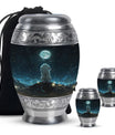 White Bunny Moon Women Funeral - Cremation Urns For Ashes For Women