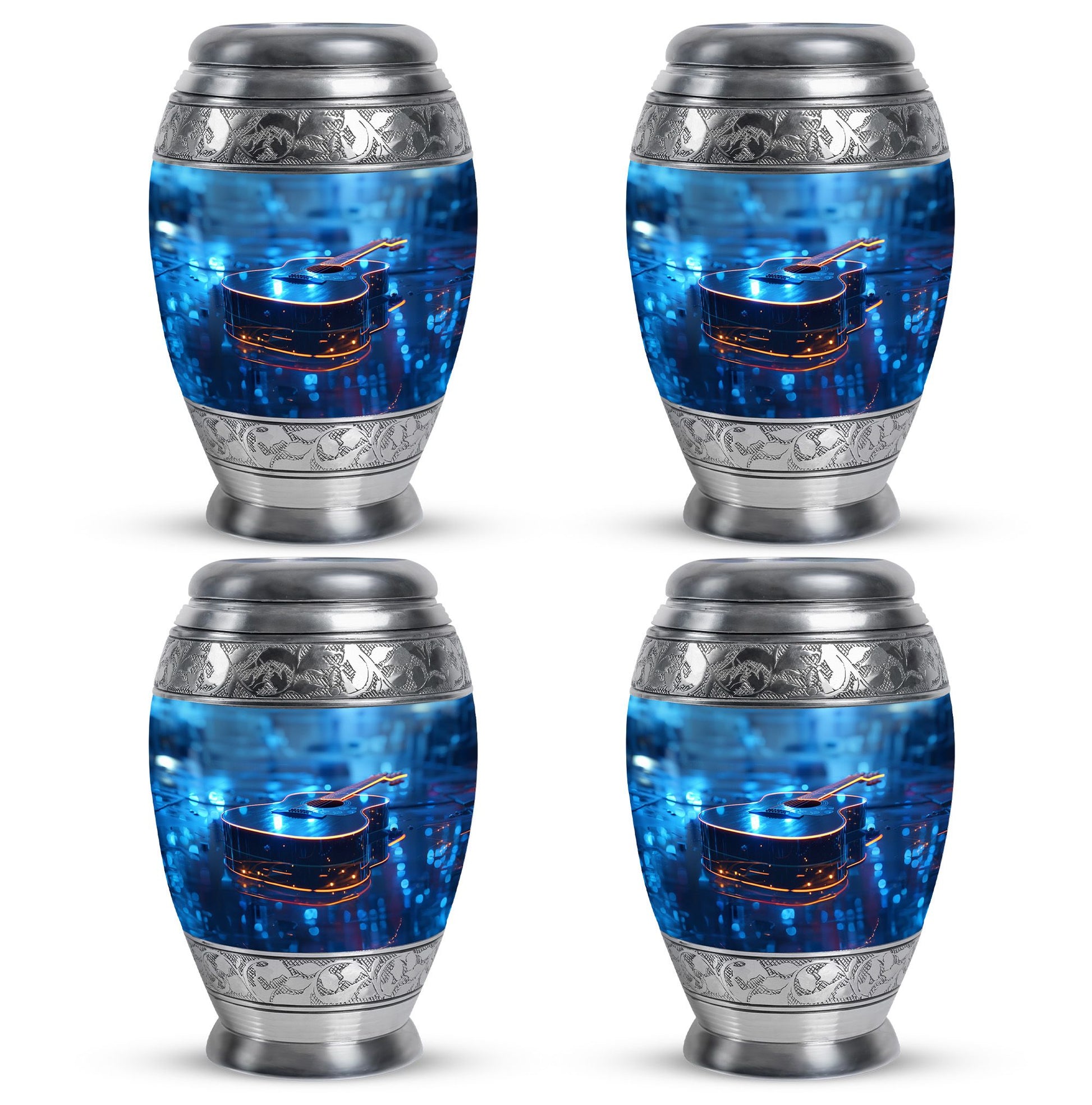 Guitar Urns For Human Ashes Medium Size Funeral, Ashes Memorial Urn