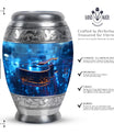 Blue Guitar-Themed Cremation Urn for Ashes – Cremation Urns For Adult