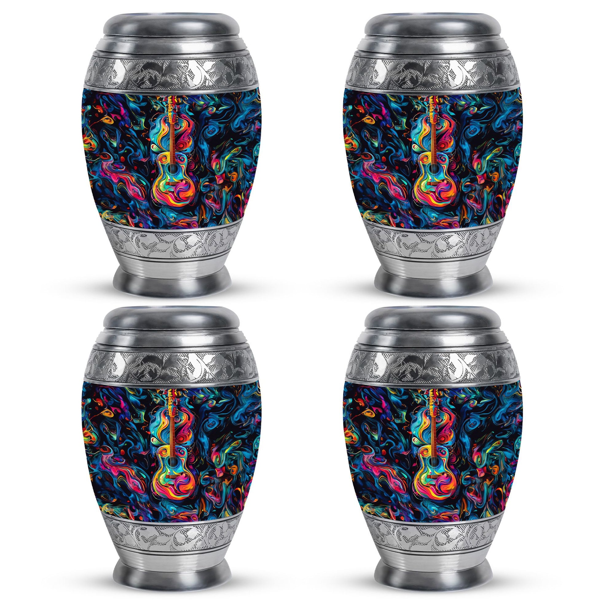 Guitar Urn For Human Ashes - Burial Urns For Men & Women